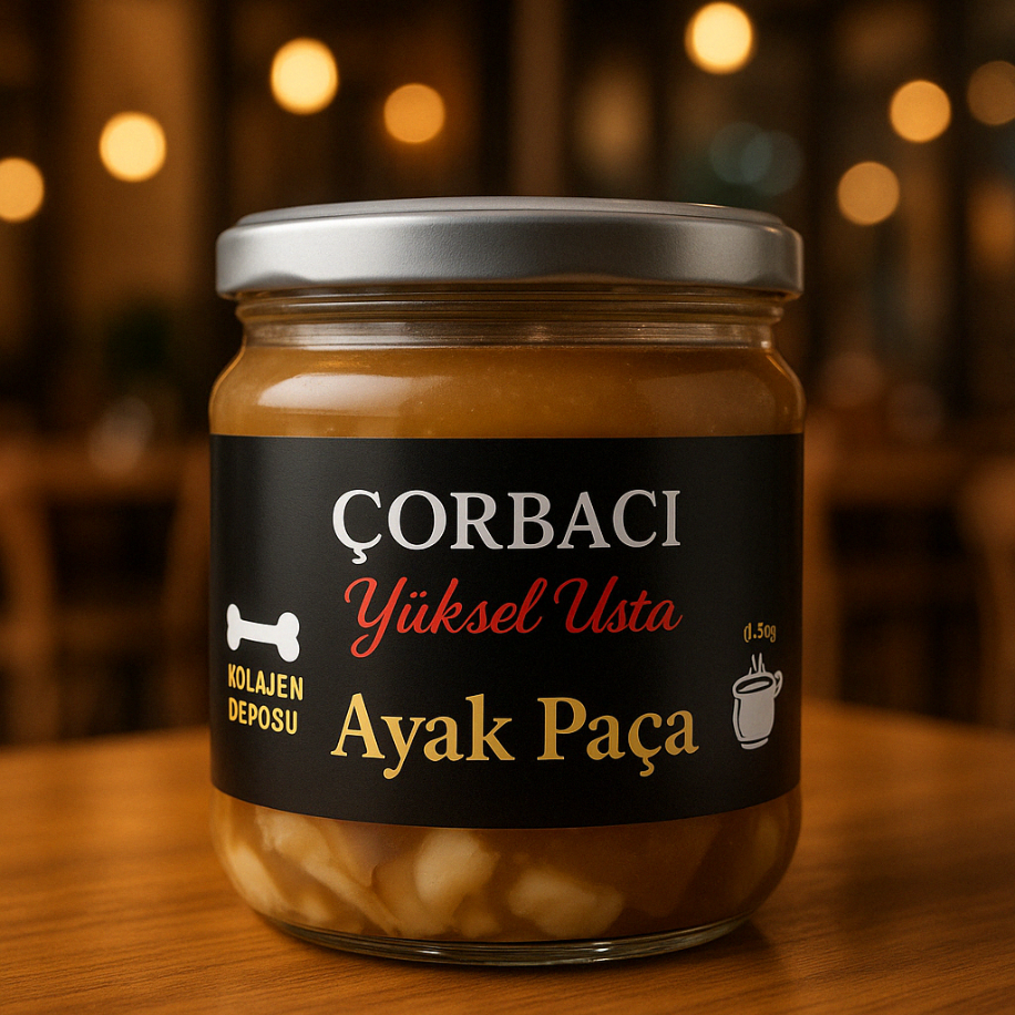 Ayak paça cam kavanoz